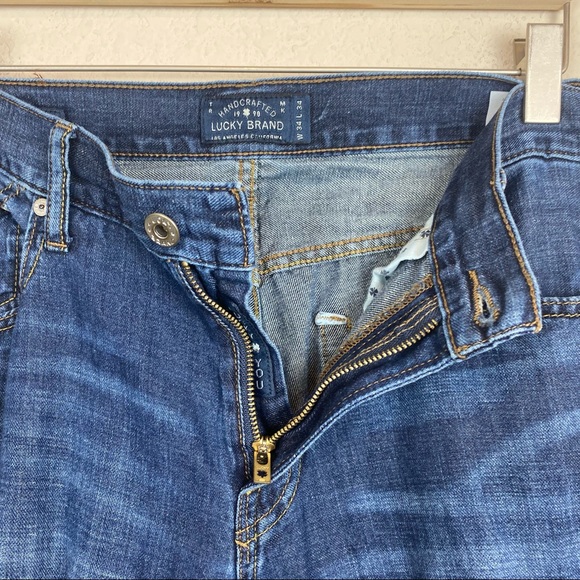 Lucky Men’s Original Straight Dark Wash Blue Jeans - Picture 7 of 12